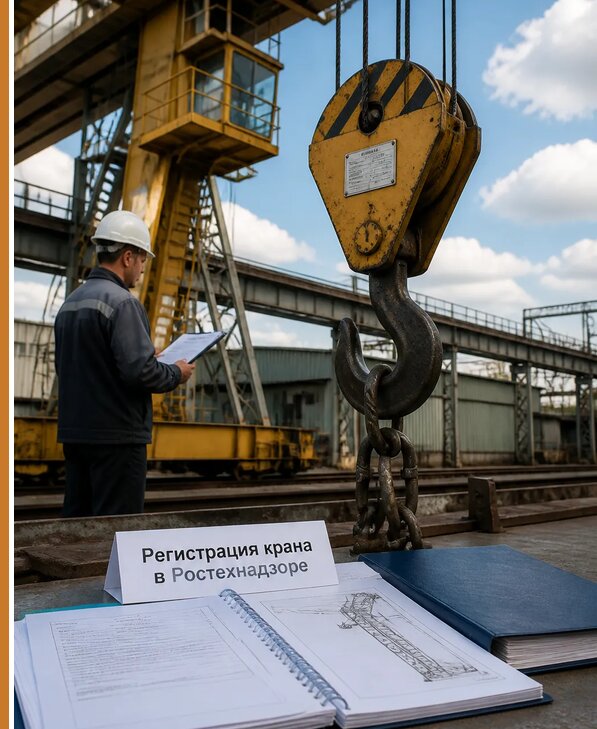 Регистрация крана в Ростехнадзоре в Колпине от 15473 р. | Авеста ОТиПБ